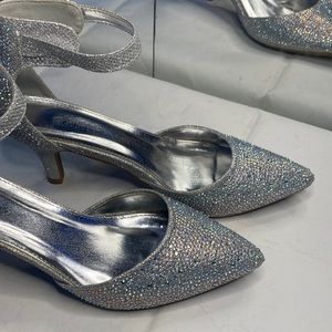 Two Inch Rhinestone Heels